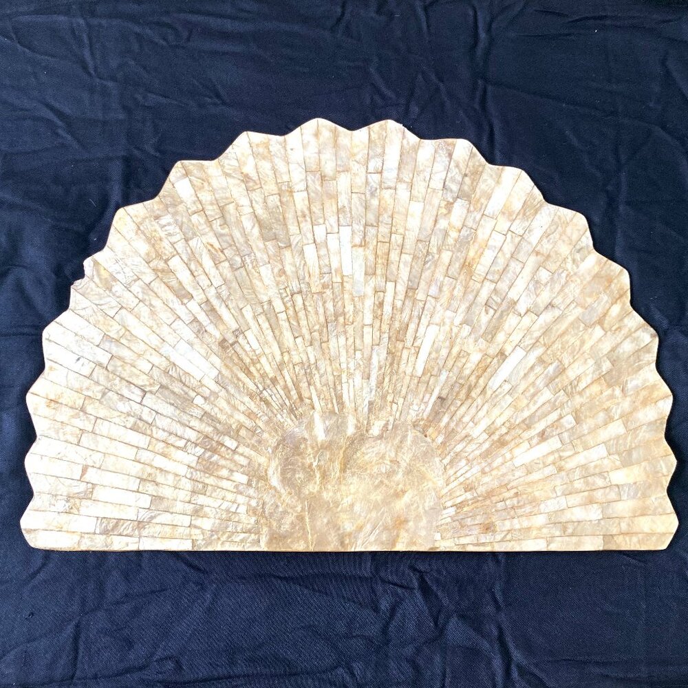 Balos 1980 Mother of Pearl Place Mat or Beach Themed Decor